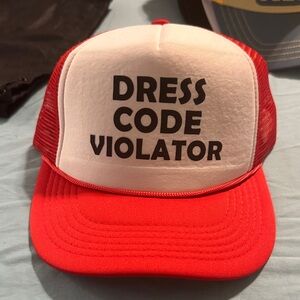 Red and White Trucker Hat